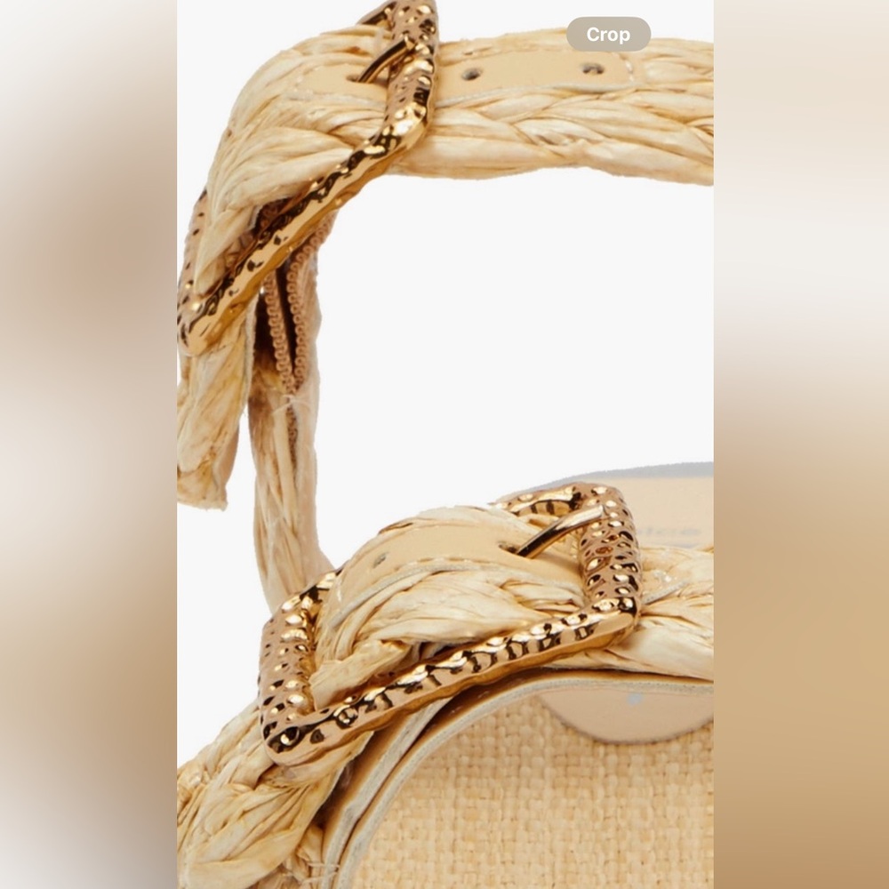 dolce vita Alaina Lt Natural Raffia Sandal. Ladies 7.5 - Picture 5 of 13